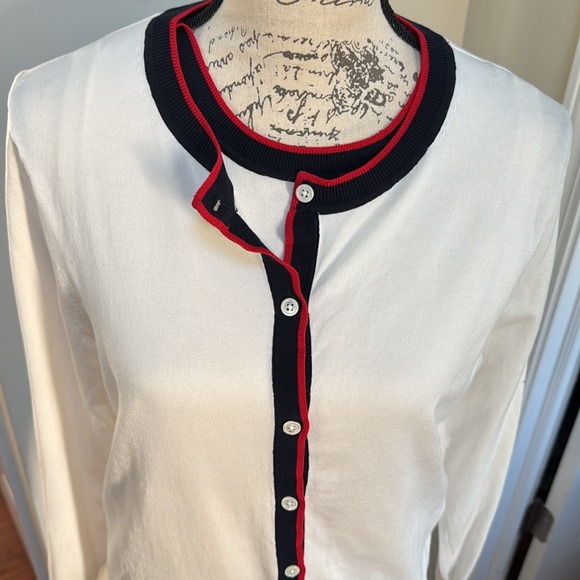 Ivory 2-piece Twinset from Banana Republic | Cotton Size L - Picture 4 of 10